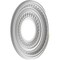 Ekena Millwork Cole PVC Ceiling Medallion (Canopies up to 4 1/4"), 10"OD x 3 1/2"ID x 3/4"P, Bright Coat Aluminum CMP10COBAL - alternate 4